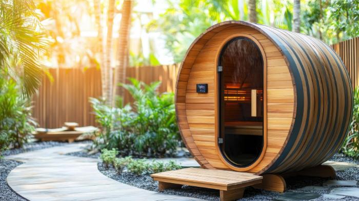 Luxury Outdoor Garden Saunas